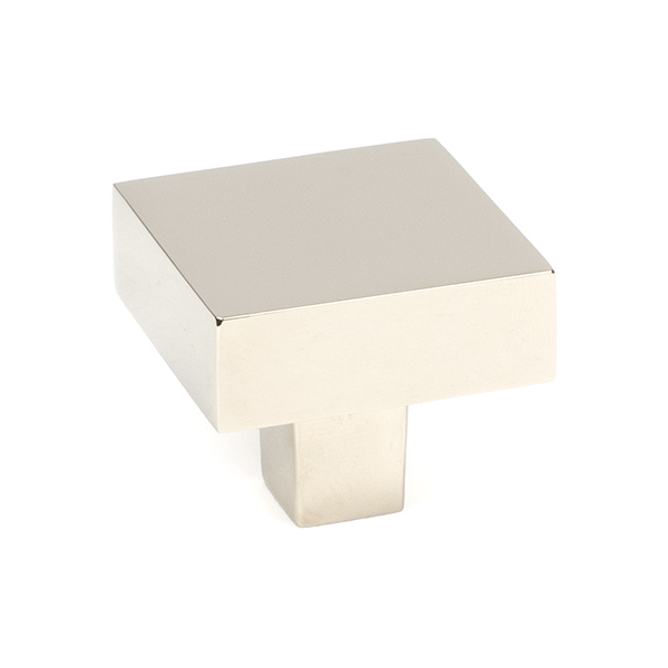Polished Nickel Albers Cabinet Knob - 35mm