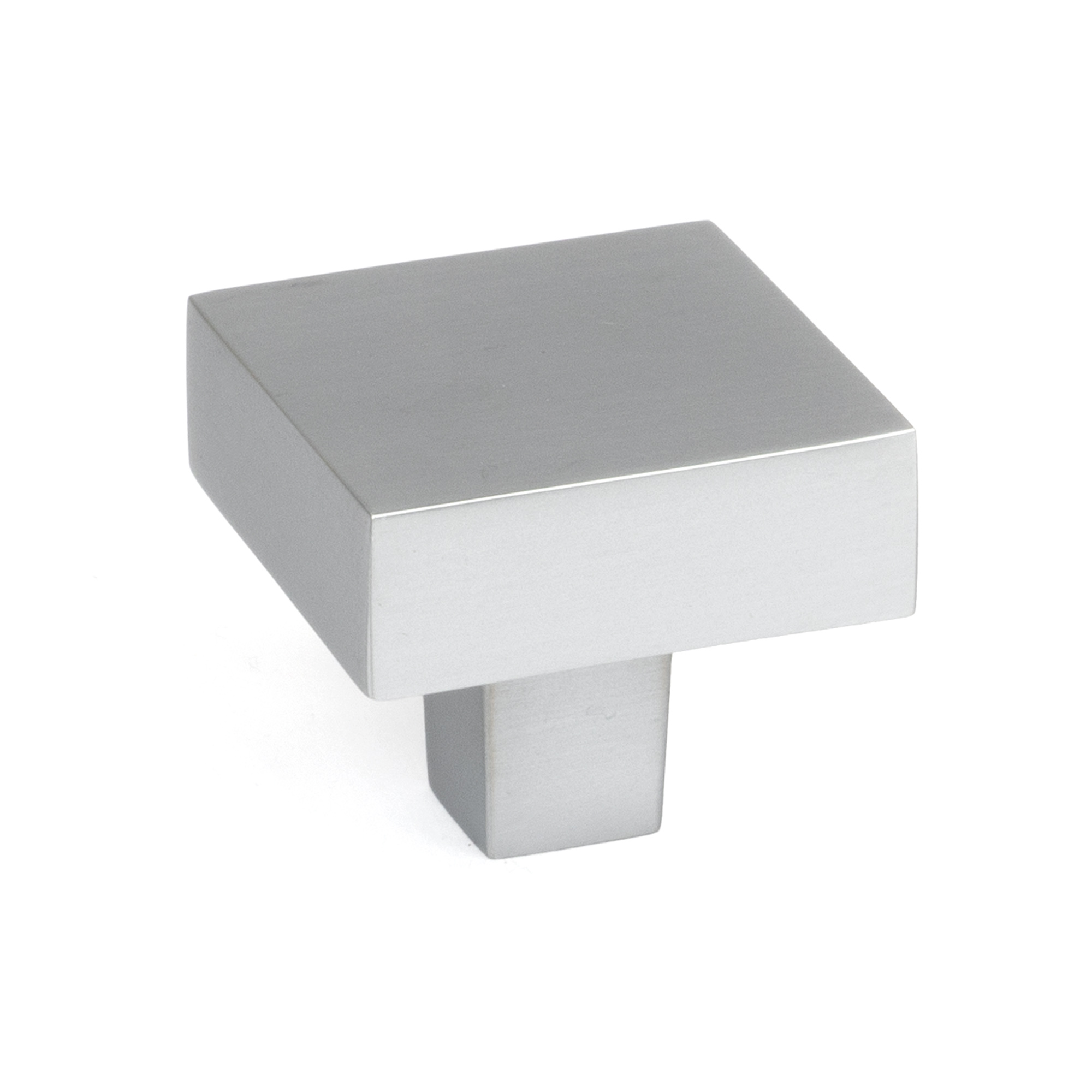 Satin Chrome Albers Cabinet Knob - 35mm