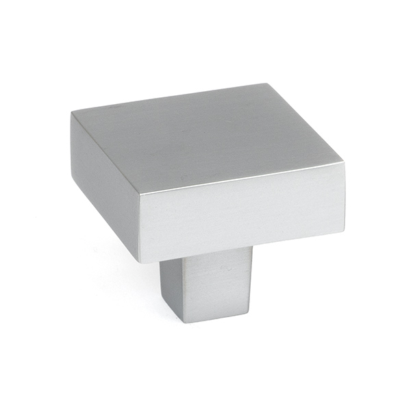 Satin Chrome Albers Cabinet Knob - 35mm