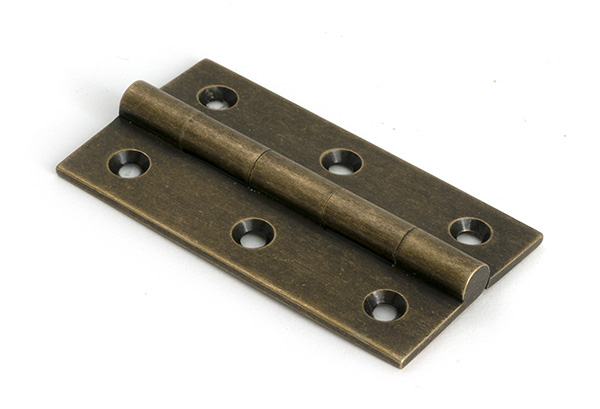 Burnished Brass 2.5" Butt Hinge (pair)