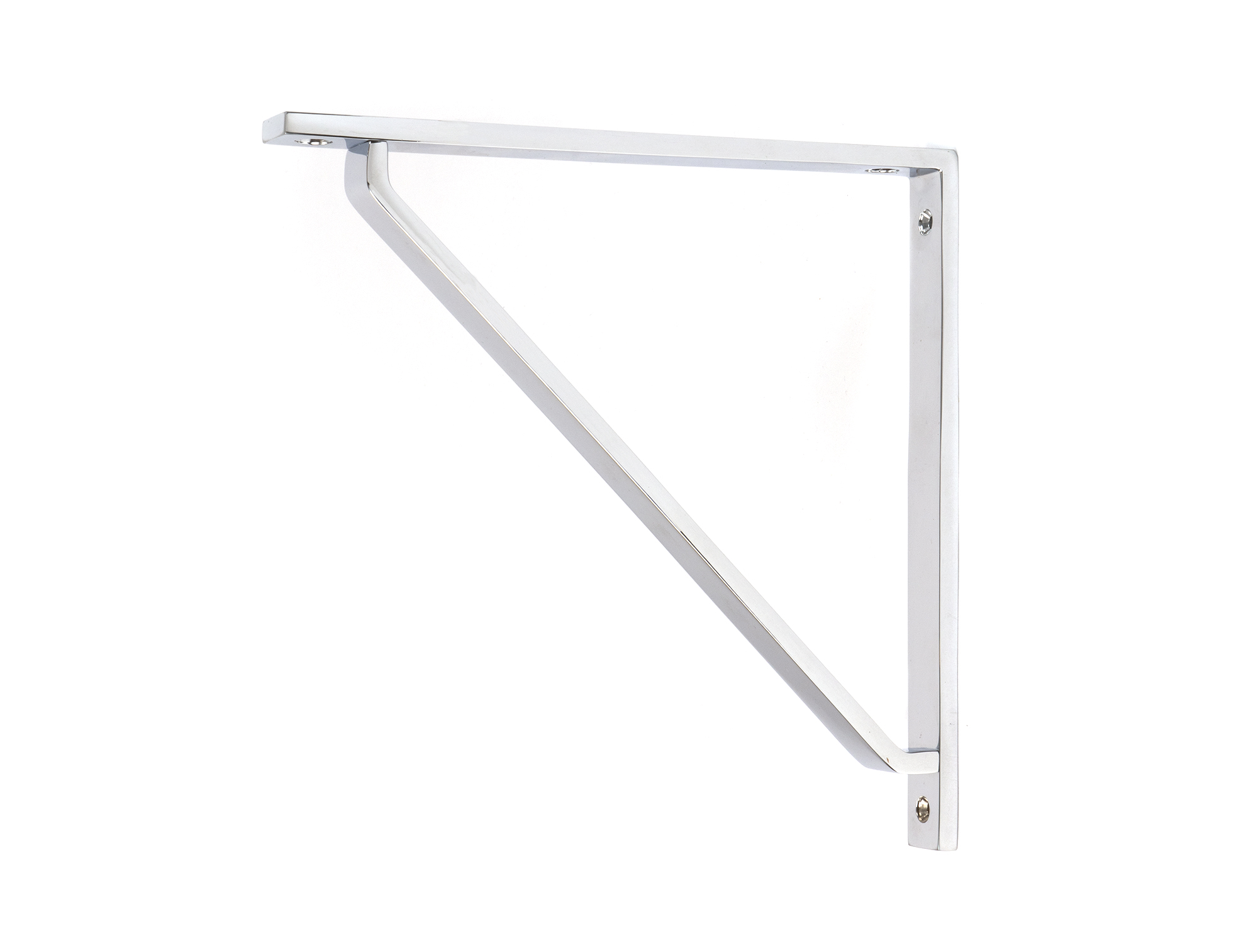 Polished Chrome Barton Shelf Bracket (200mm x 200mm)