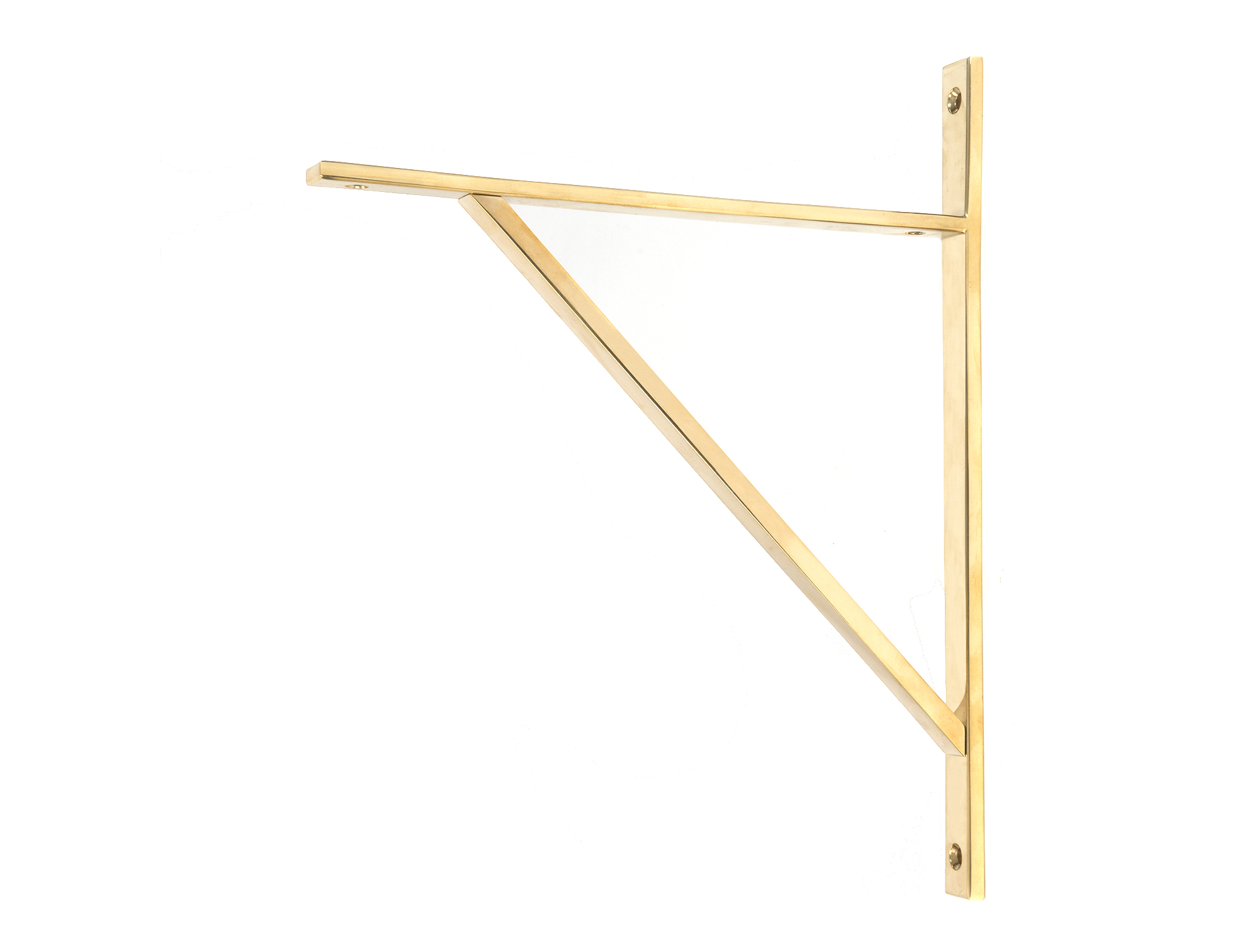 Polished Brass Chalfont Shelf Bracket (314mm x 250mm)