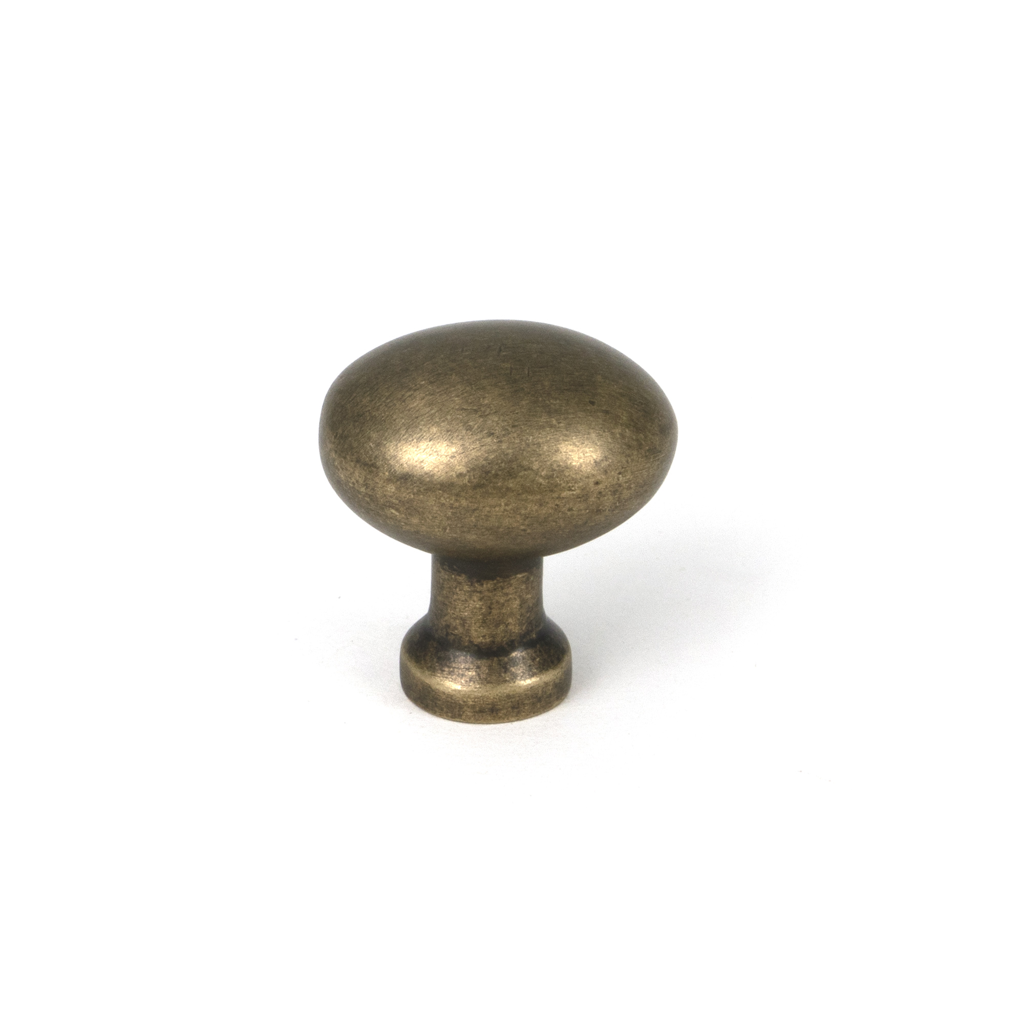 Burnished Brass Moore Cabinet Knob - 25mm