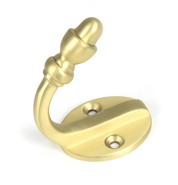 Satin Brass Coat Hook
