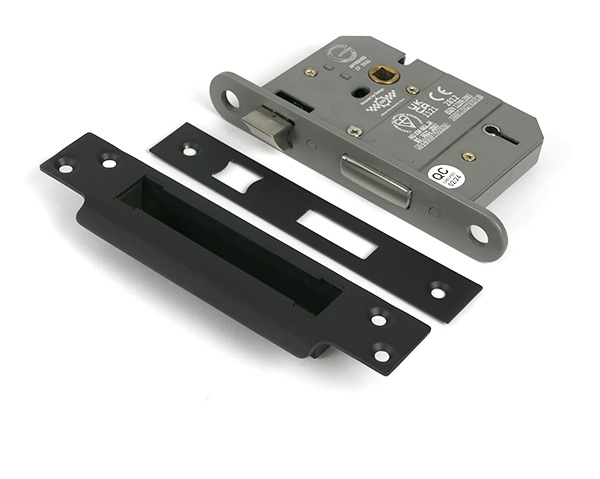 Aged Bronze 3" 5 Lever BS Sash Lock