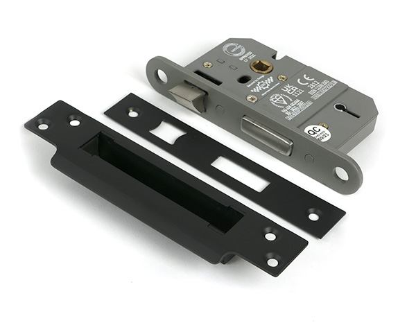 Aged Bronze 2½" 5 Lever BS Sash Lock KA