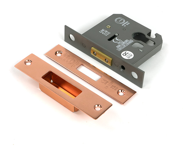 Polished Bronze 3" Euro Profile Dead Lock