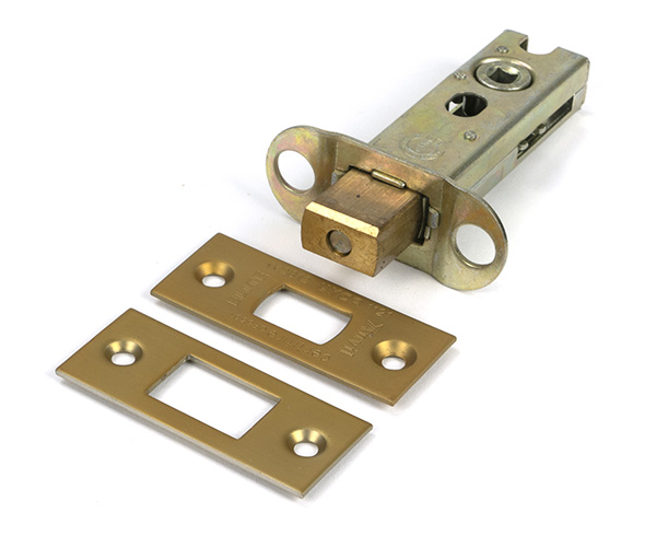 Satin Brass 3" Heavy Duty Tubular Deadbolt