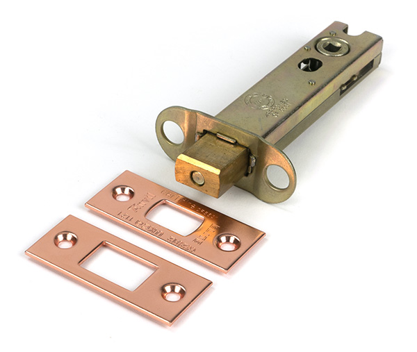 Polished Bronze 4" Heavy Duty Tubular Deadbolt
