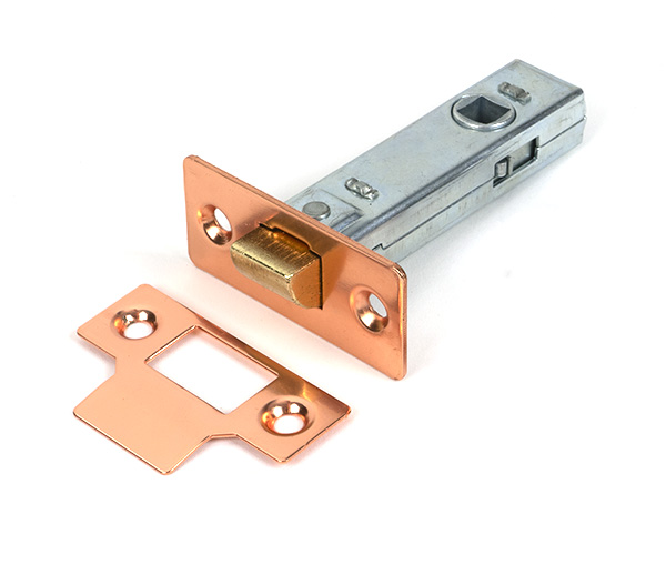 Polished Bronze 3" Tubular Mortice Latch