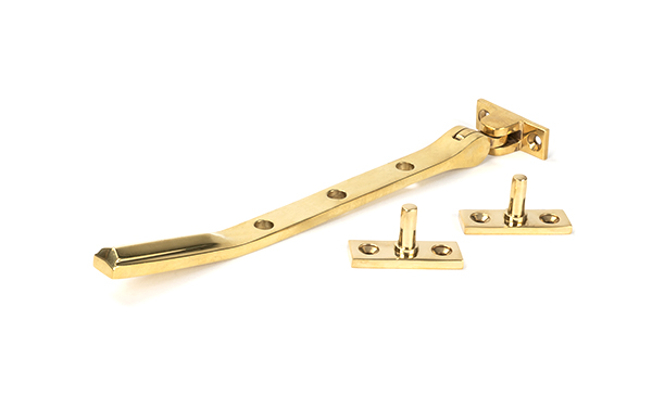 Polished Brass Art Deco 8" Stay