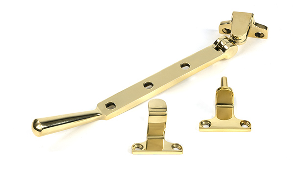 Polished Brass 8" Newbury Stay (Steel Window)