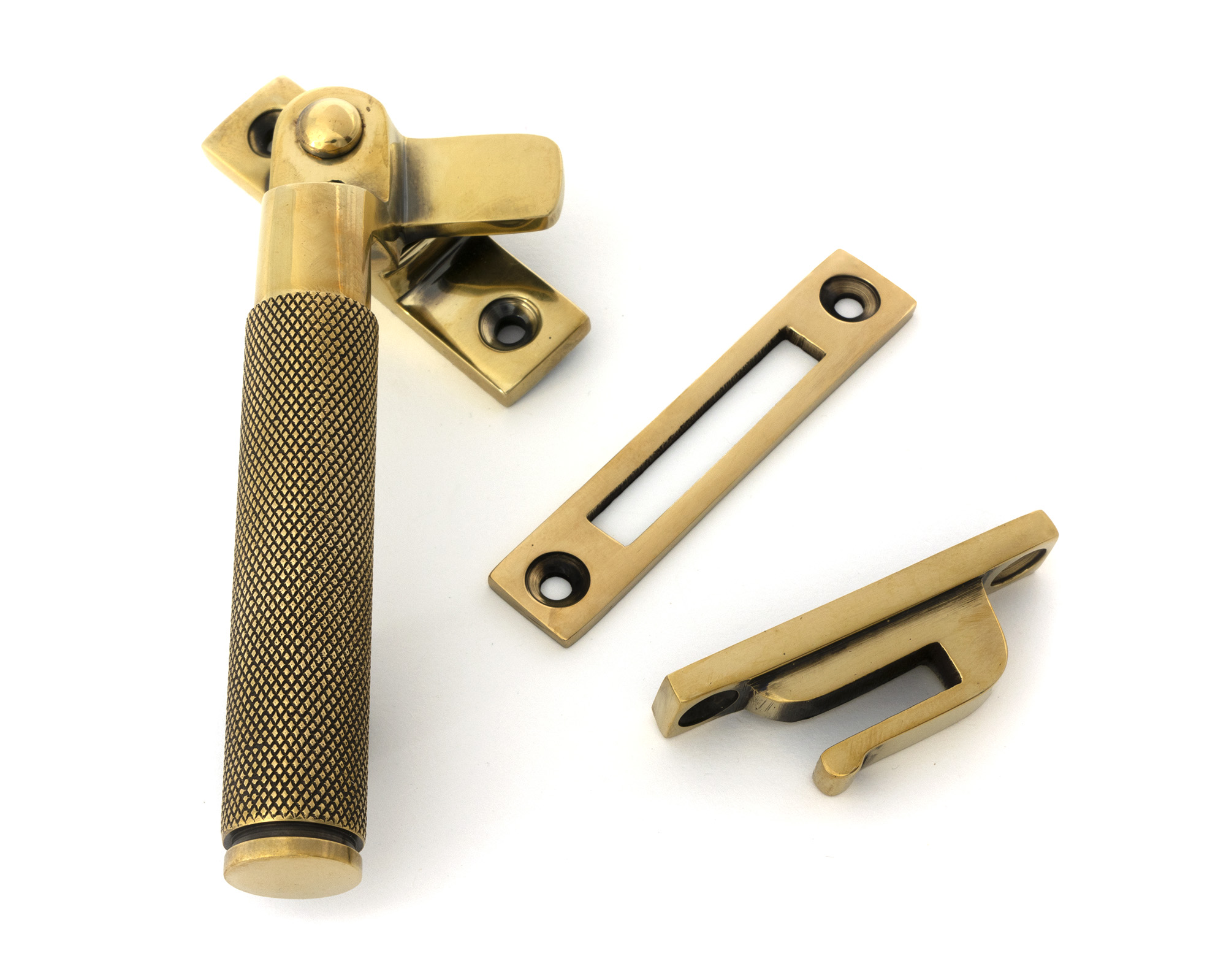Aged Brass Locking Brompton Fastener � LH
