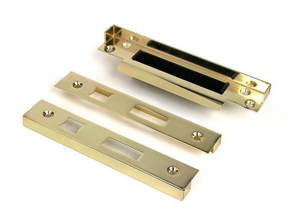 Polished Brass ½" Rebate Kit for Sash Lock