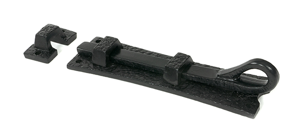 Black 6" Straight Monkeytail Bolt