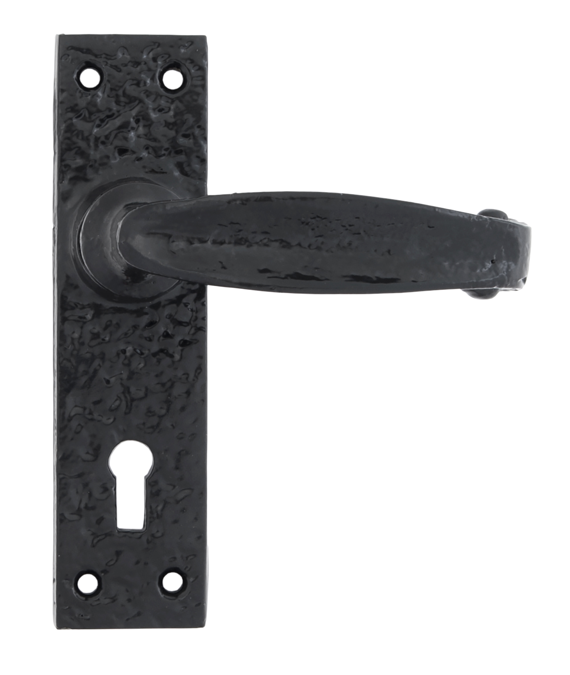 Black Lever Lock Set