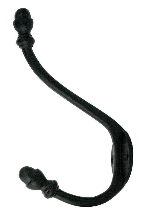 Black 6 1/2" Hat & Coat Hook