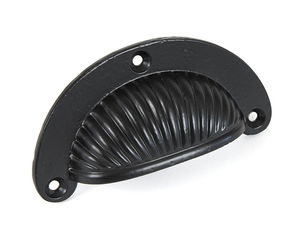 Black 3" Flower Drawer Pull