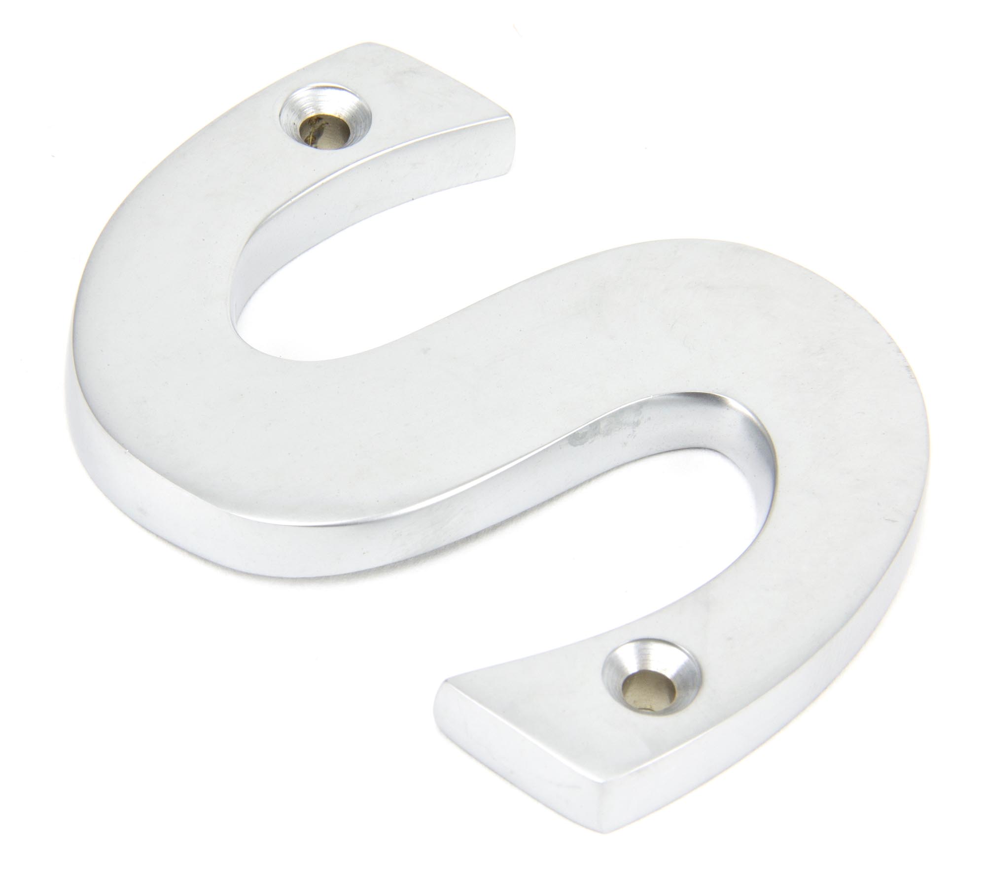 Satin Chrome Letter S