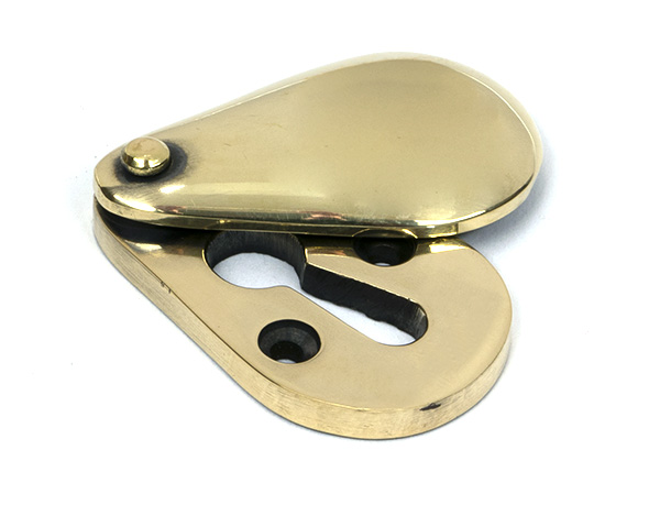 Aged Brass Plain Escutcheon