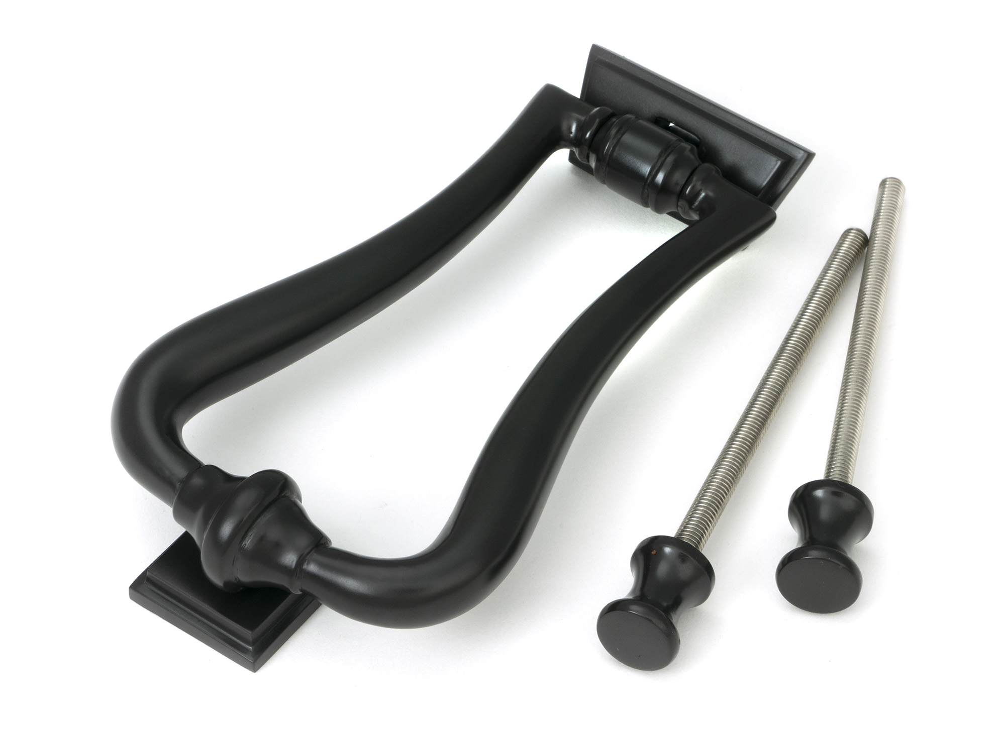 Aged Bronze Slimline Art Deco Door Knocker