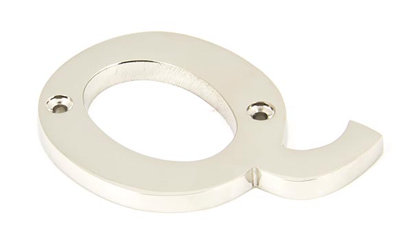 Polished Nickel Letter Q