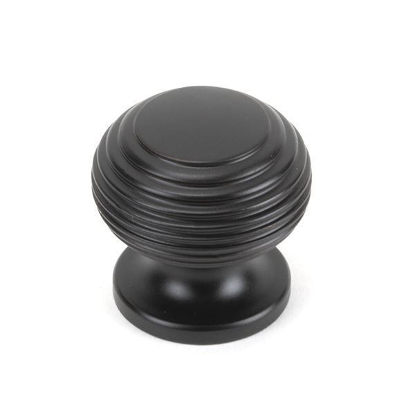Aged Bronze Beehive Cabinet Knob 30mm