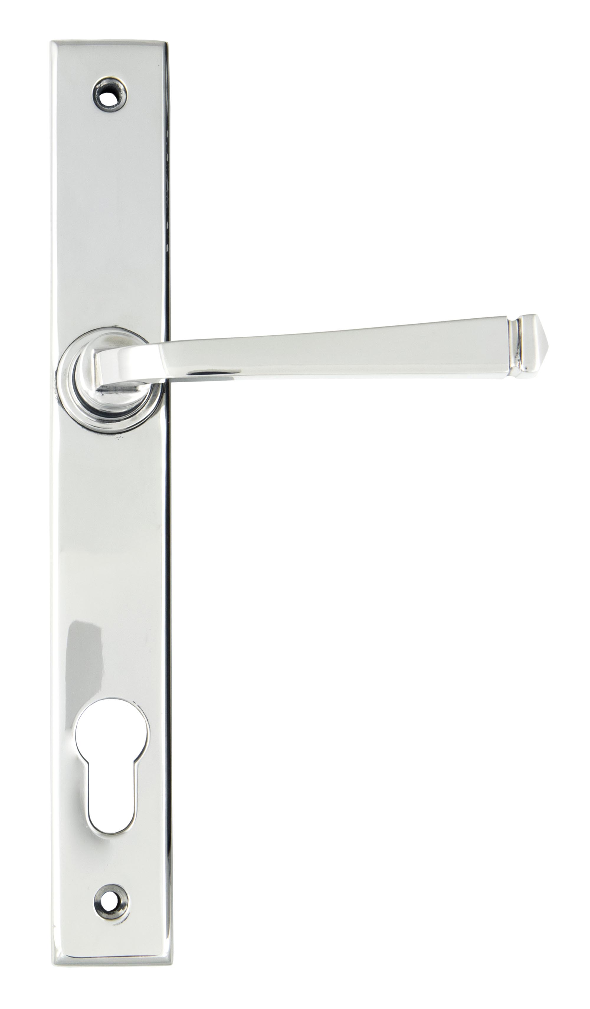 Polished Chrome Avon Slimline Lever Espag. Lock Set