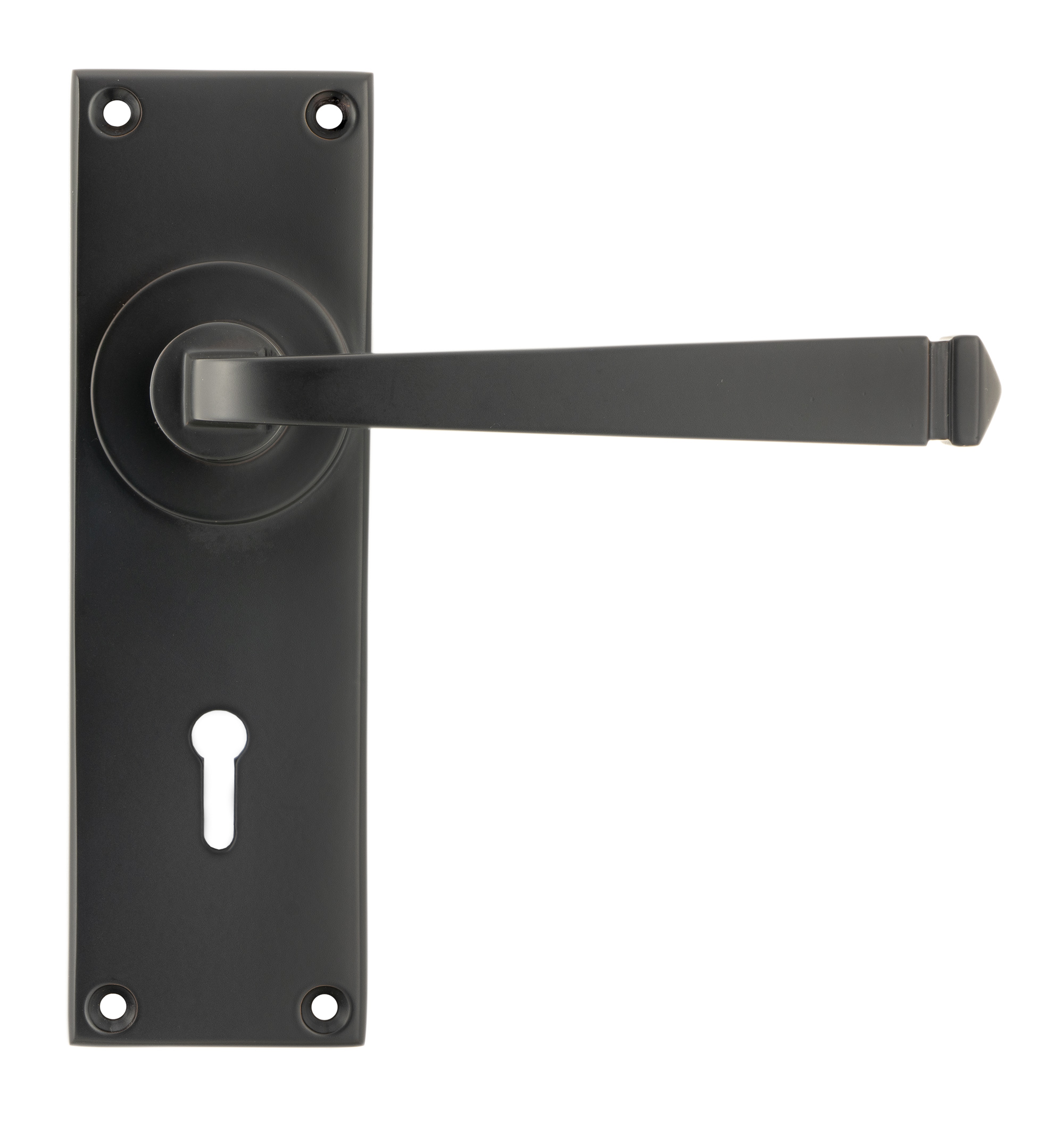 Aged Bronze Avon Lever Lock Set