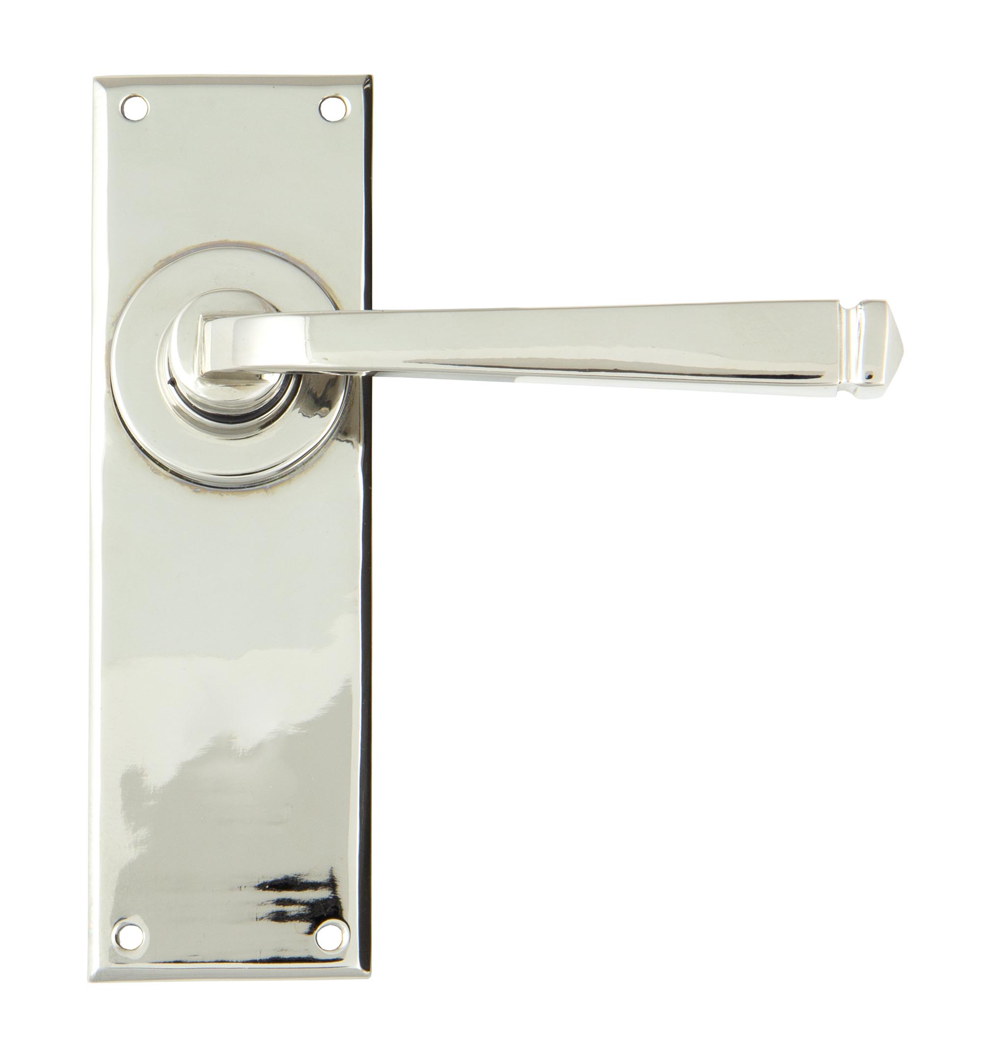 Polished Nickel Avon Lever Latch Set