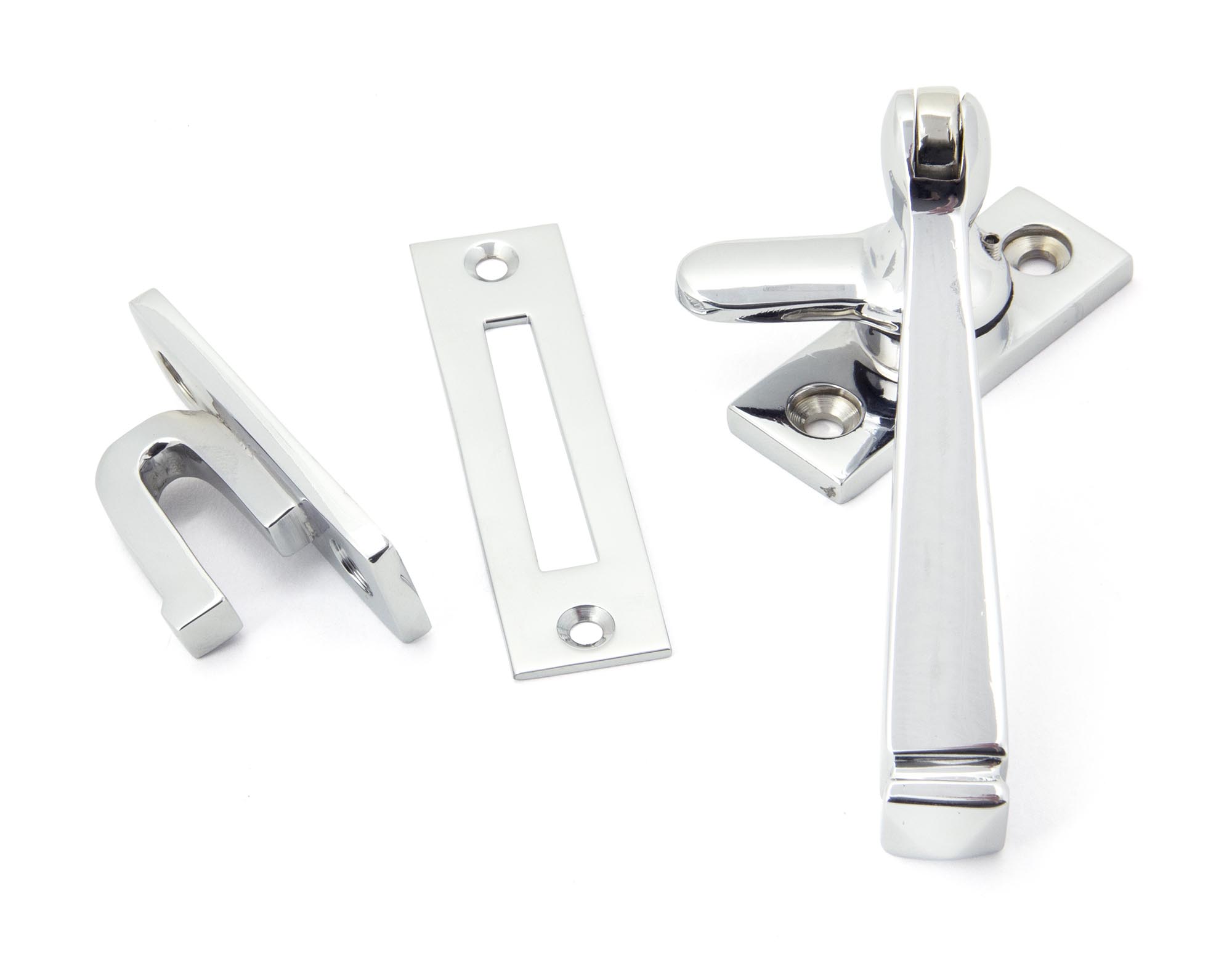 Polished Chrome Locking Avon Fastener