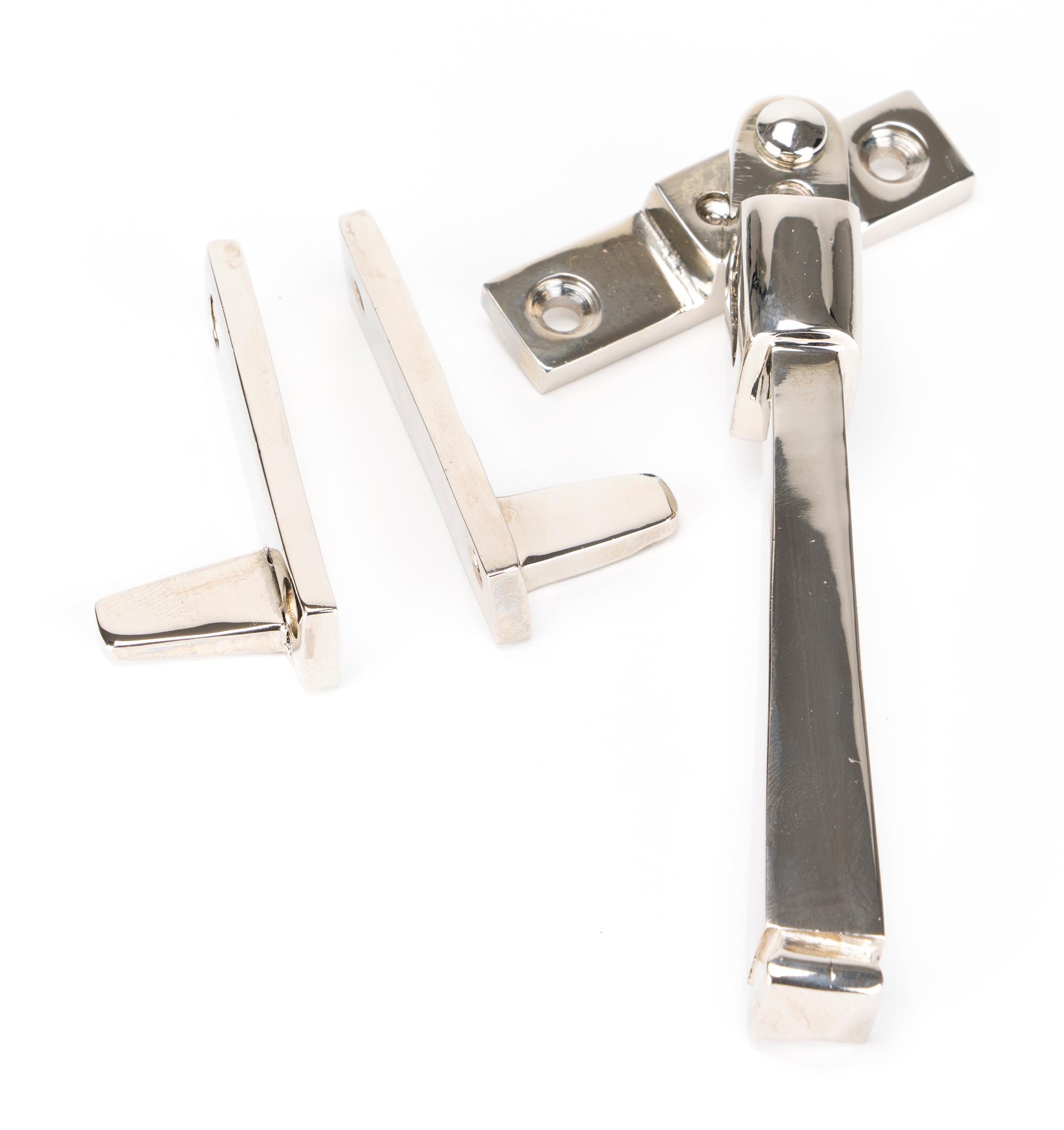 Polished Nickel Night-Vent Locking Avon Fastener