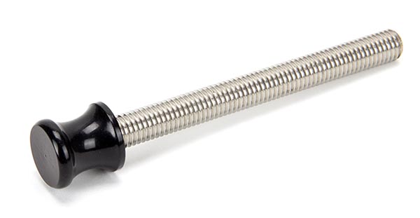 Black ended SS M10 110mm Threaded Bar