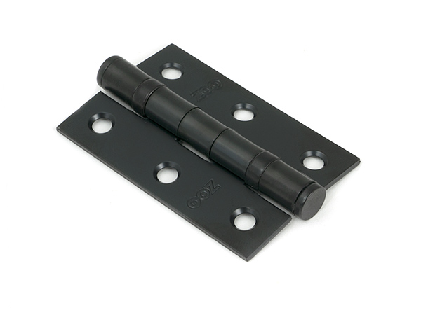 Black 3" Ball Bearing Butt Hinge (pair)
