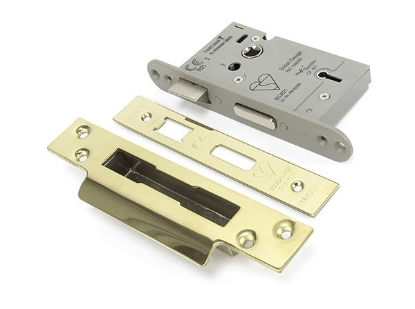 PVD 2½" BS Heavy Duty Sash Lock