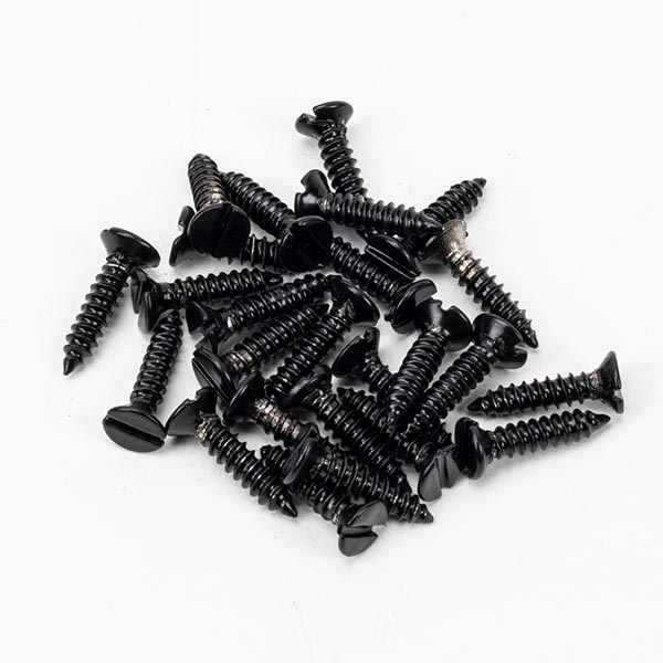 Black 8x¾" Countersunk Raised Head Screws (25)