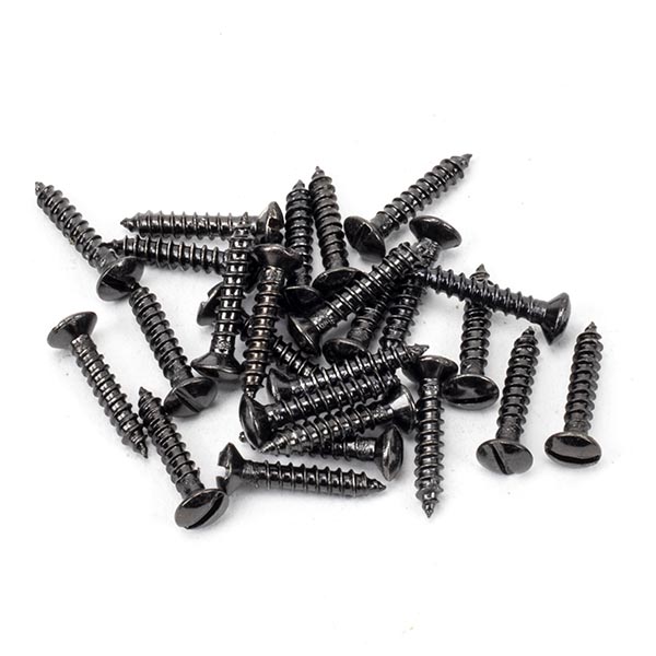 Dark Stainless Steel 4x¾" Countersunk Raised Head Screw (25)