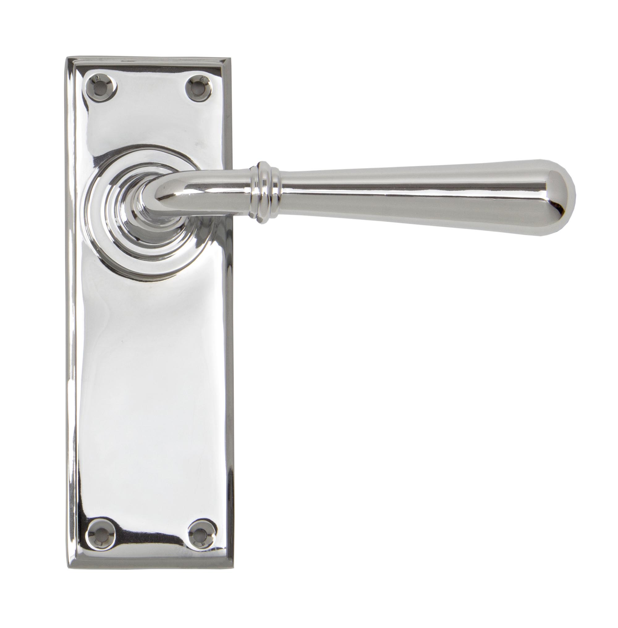 Polished Chrome Newbury Lever Latch Set