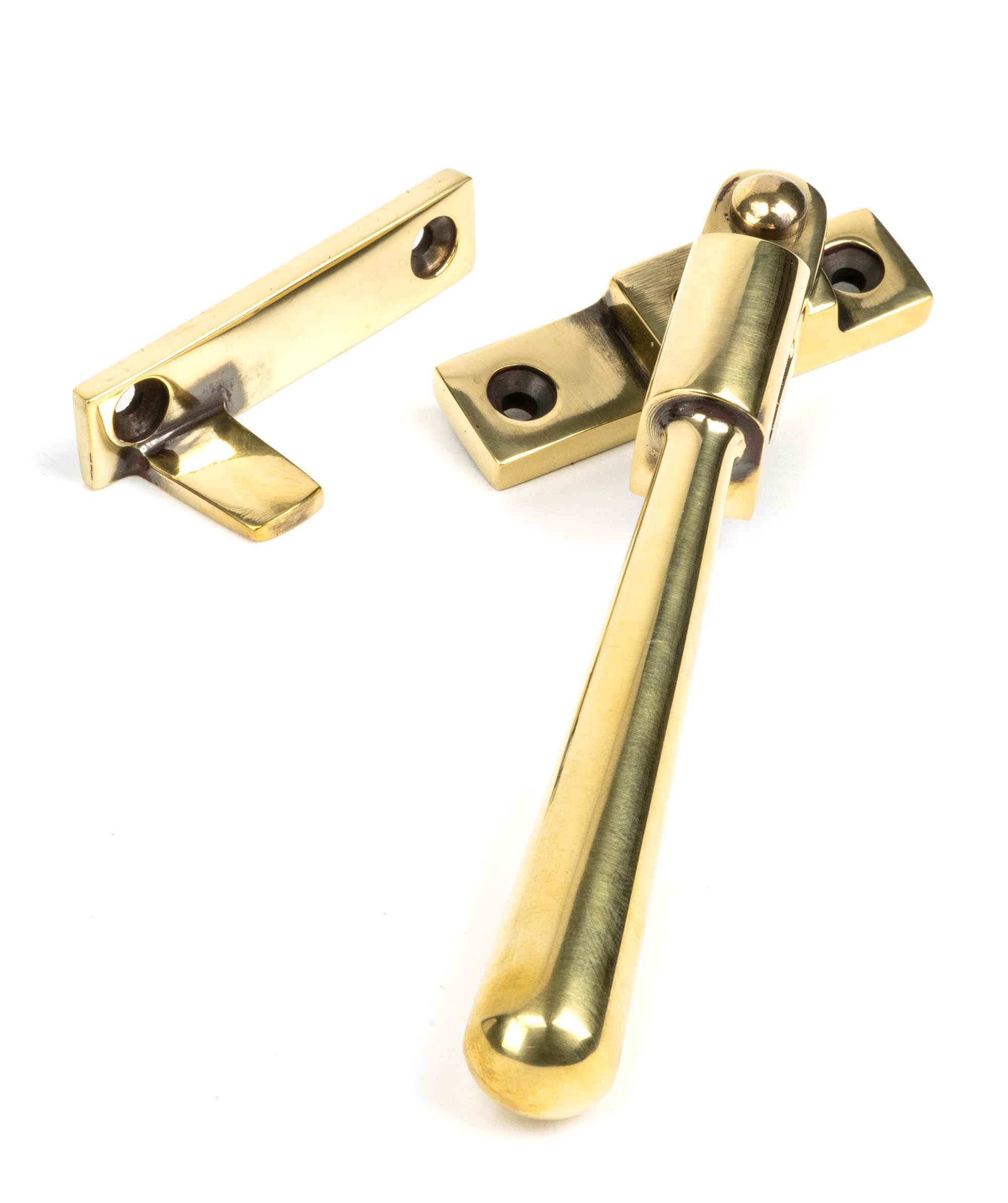 Aged Brass Night-Vent Locking Newbury Fastener