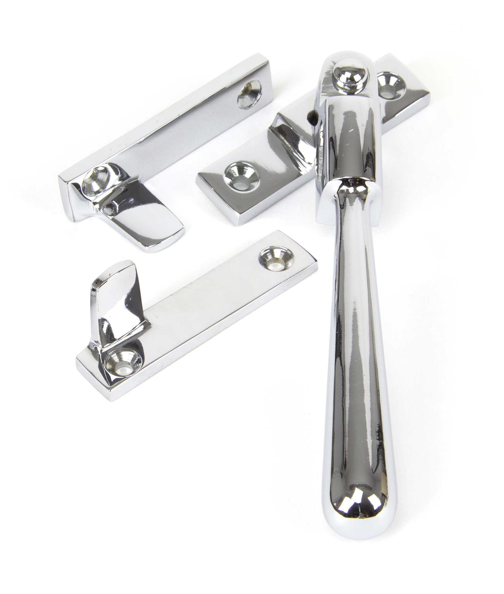 Polished Chrome Night-Vent Locking Newbury Fastener