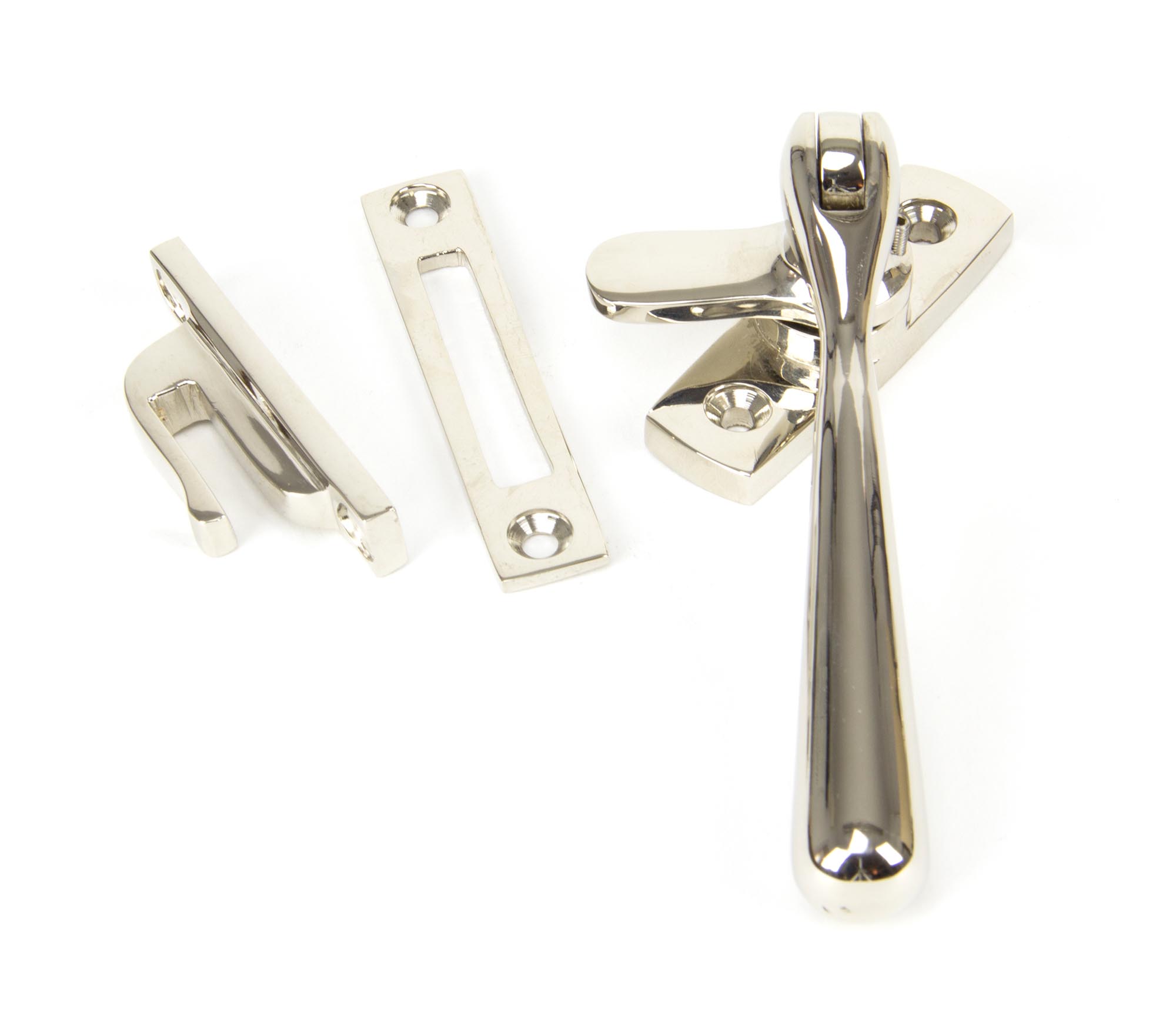Polished Nickel Locking Newbury Fastener