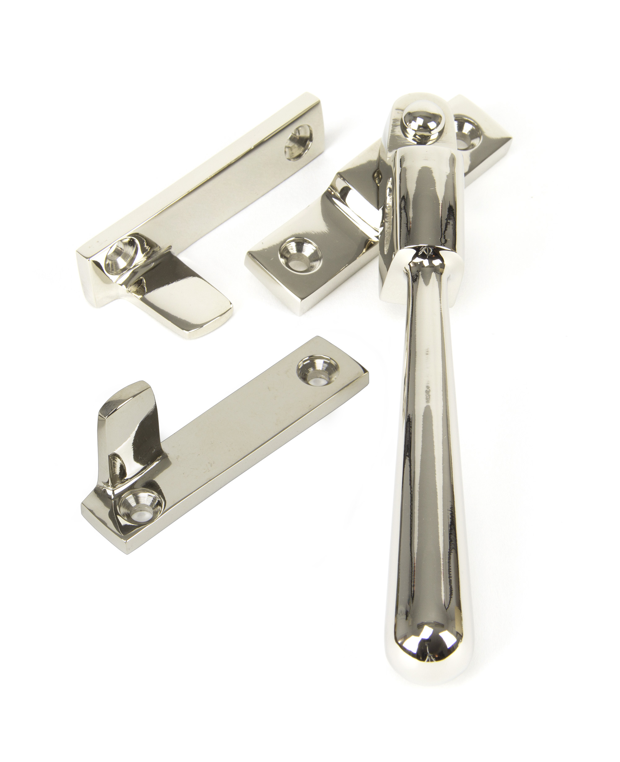 Polished Nickel Night-Vent Locking Newbury Fastener