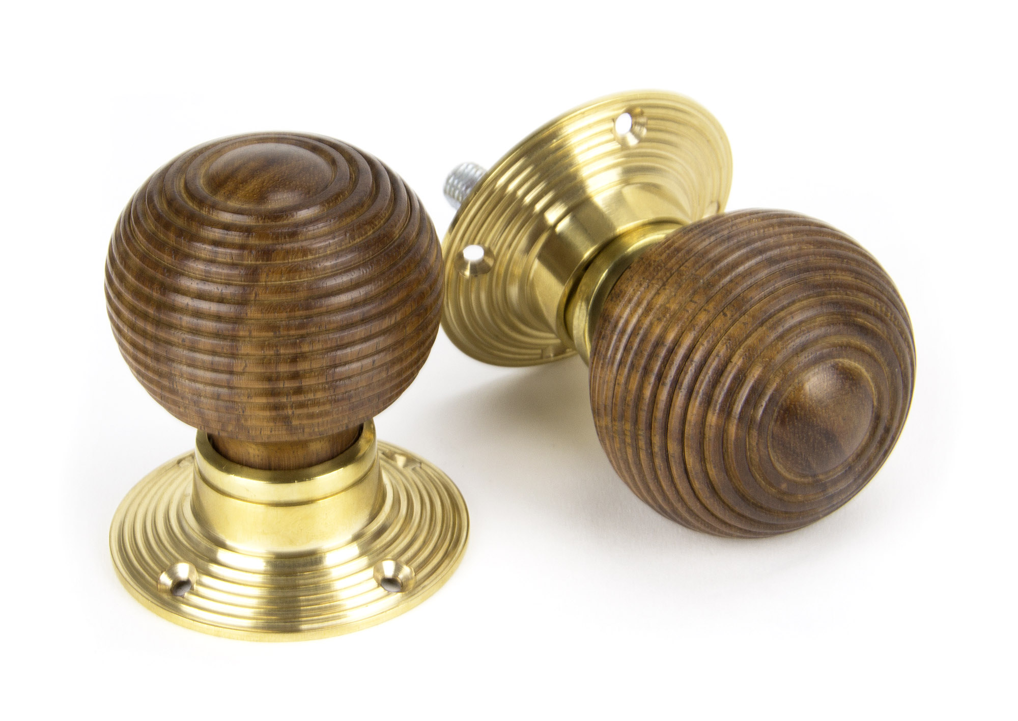 Rosewood and PB Cottage Mortice/Rim Knob Set - Small