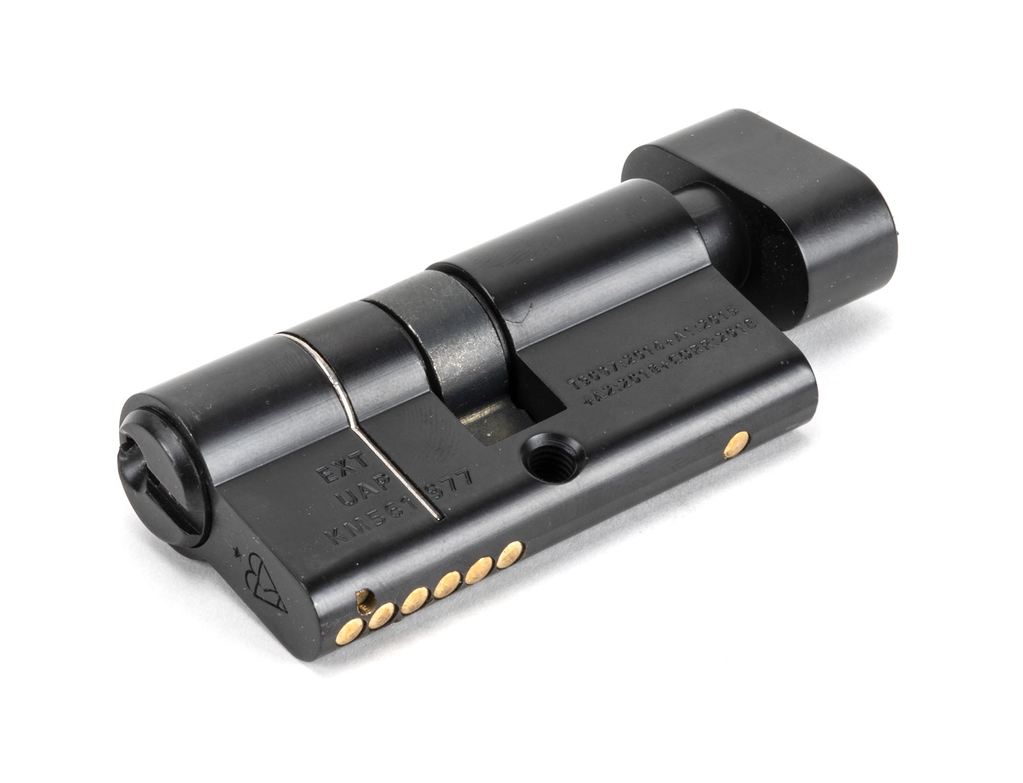 Black 30/30 6pin Euro Cylinder/Thumbturn KA