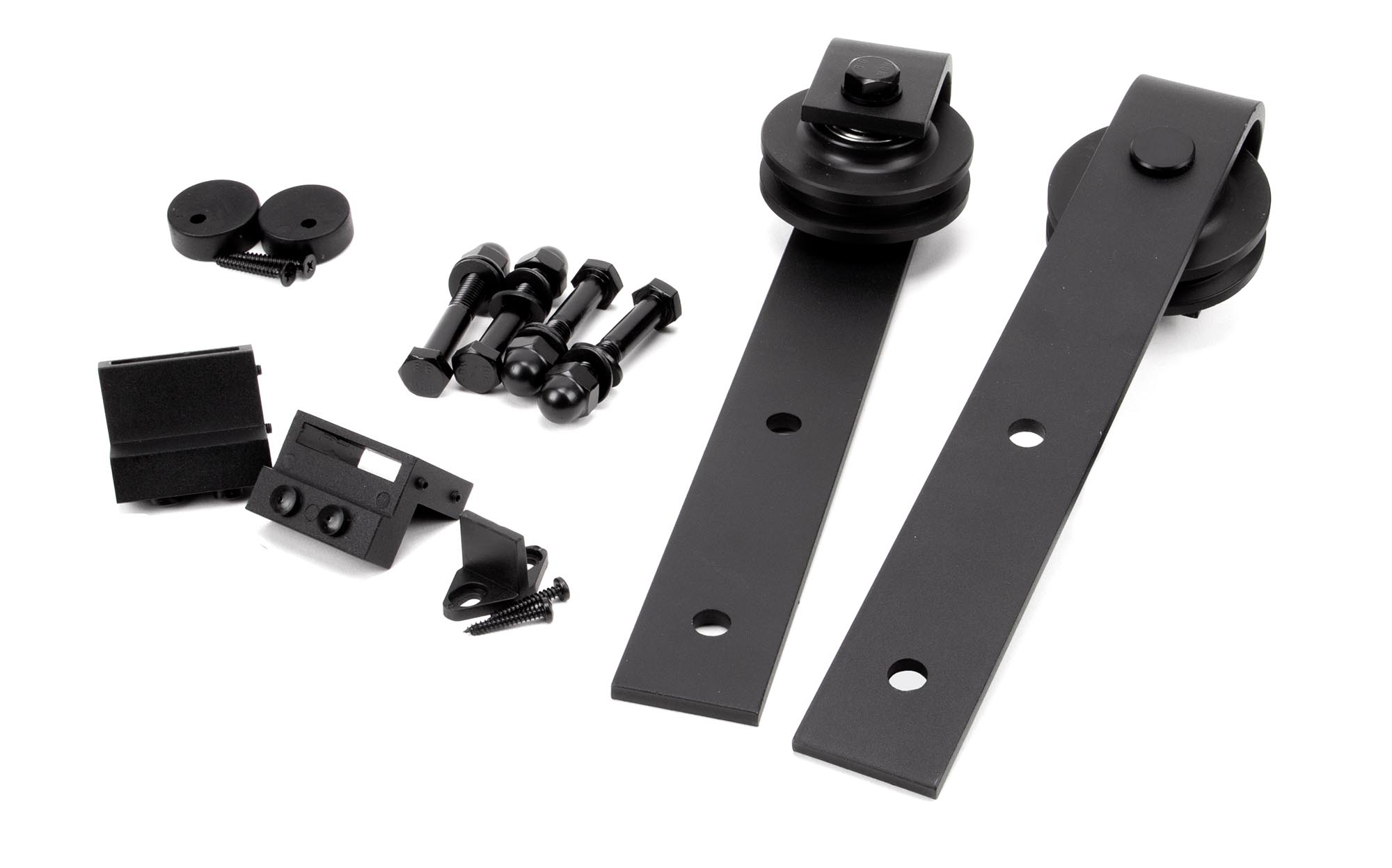 Black Door Hanging Set for Sliding Door Kit