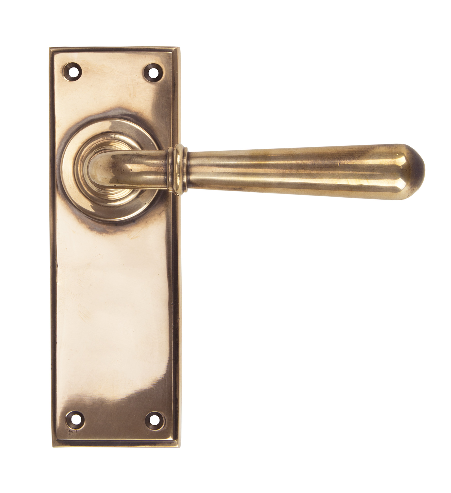 Polished Bronze Newbury Lever Latch Set