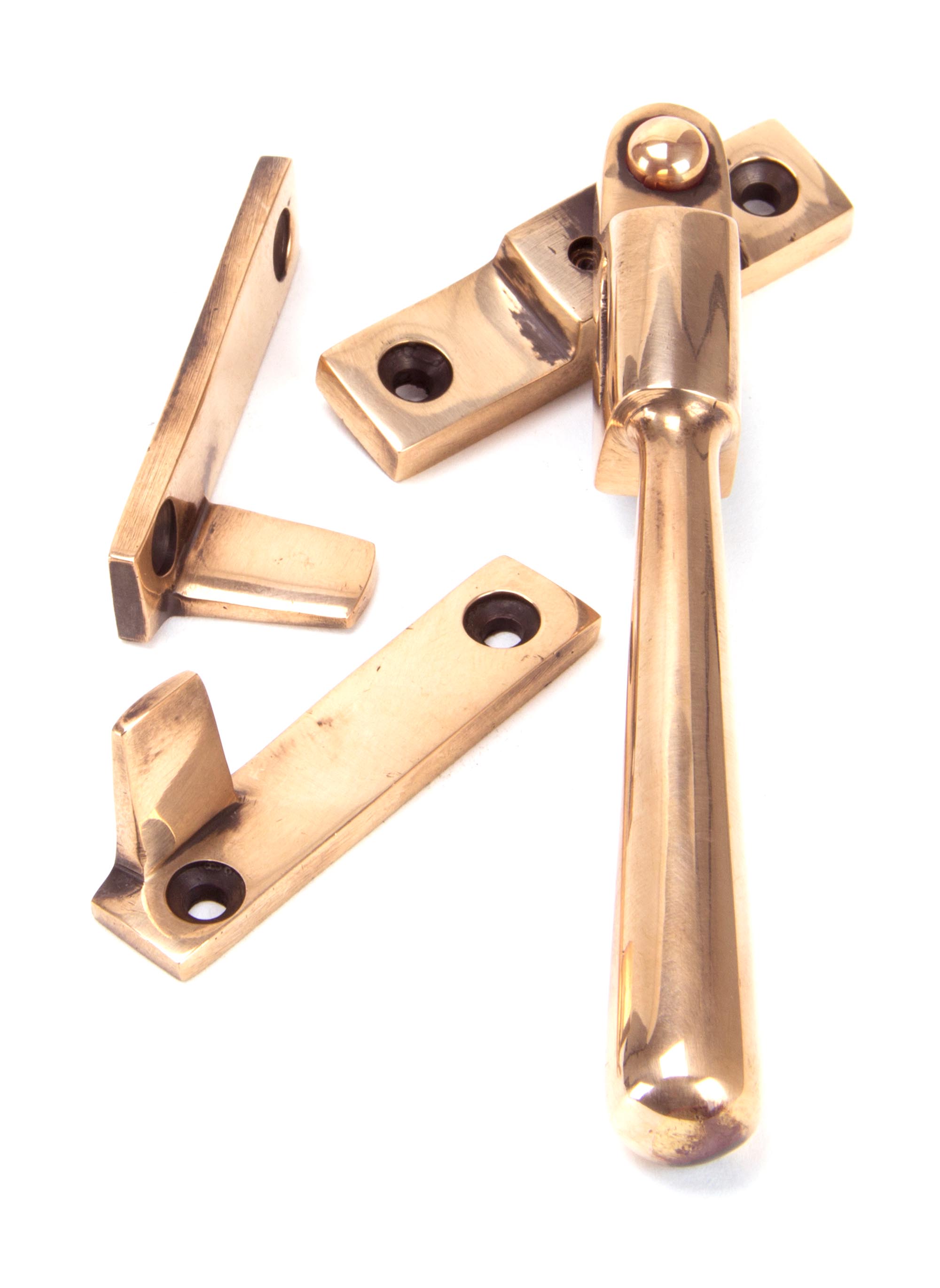 Polished Bronze Night-Vent Locking Newbury Fastener