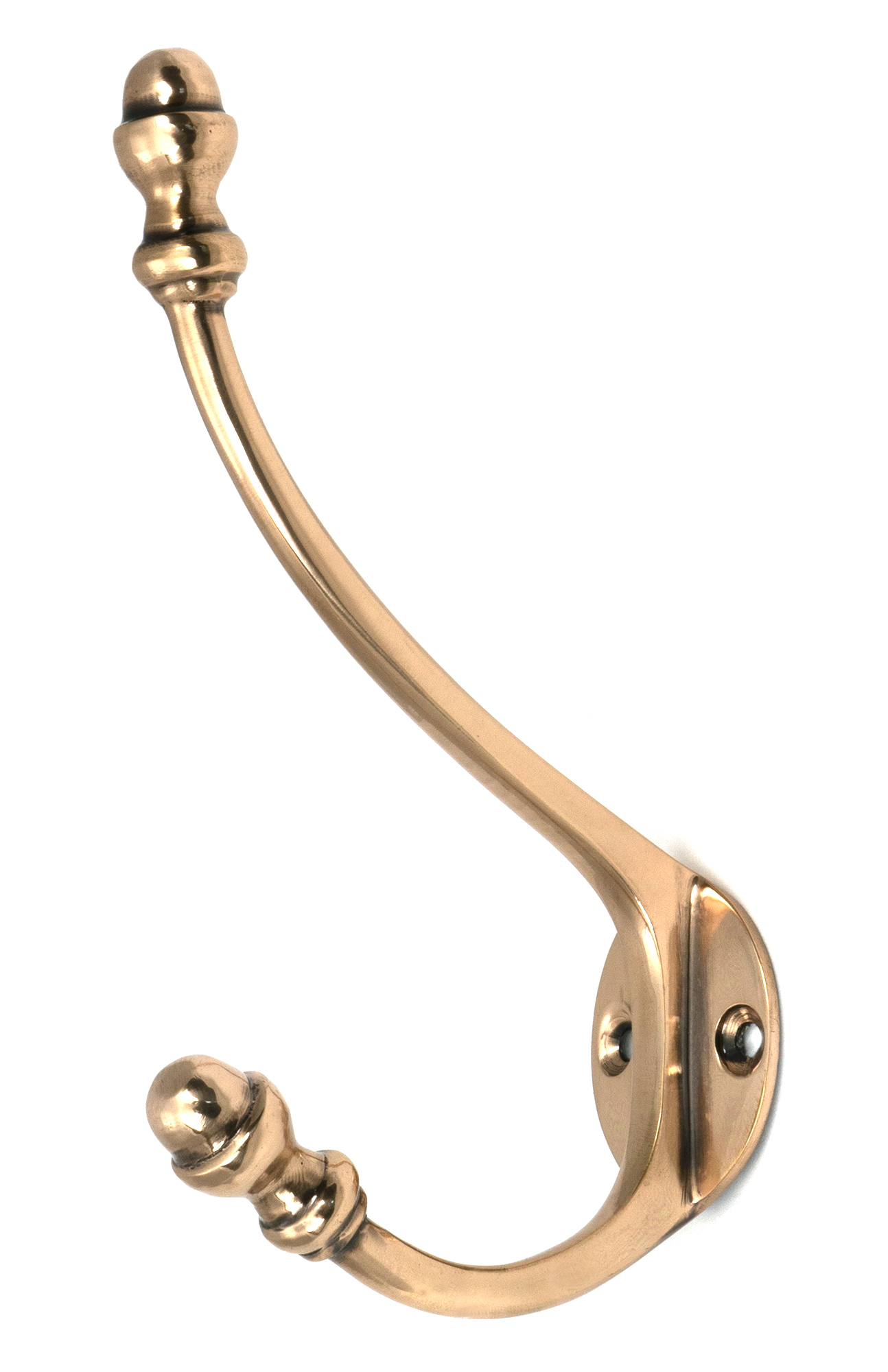 Polished Bronze Hat & Coat Hook