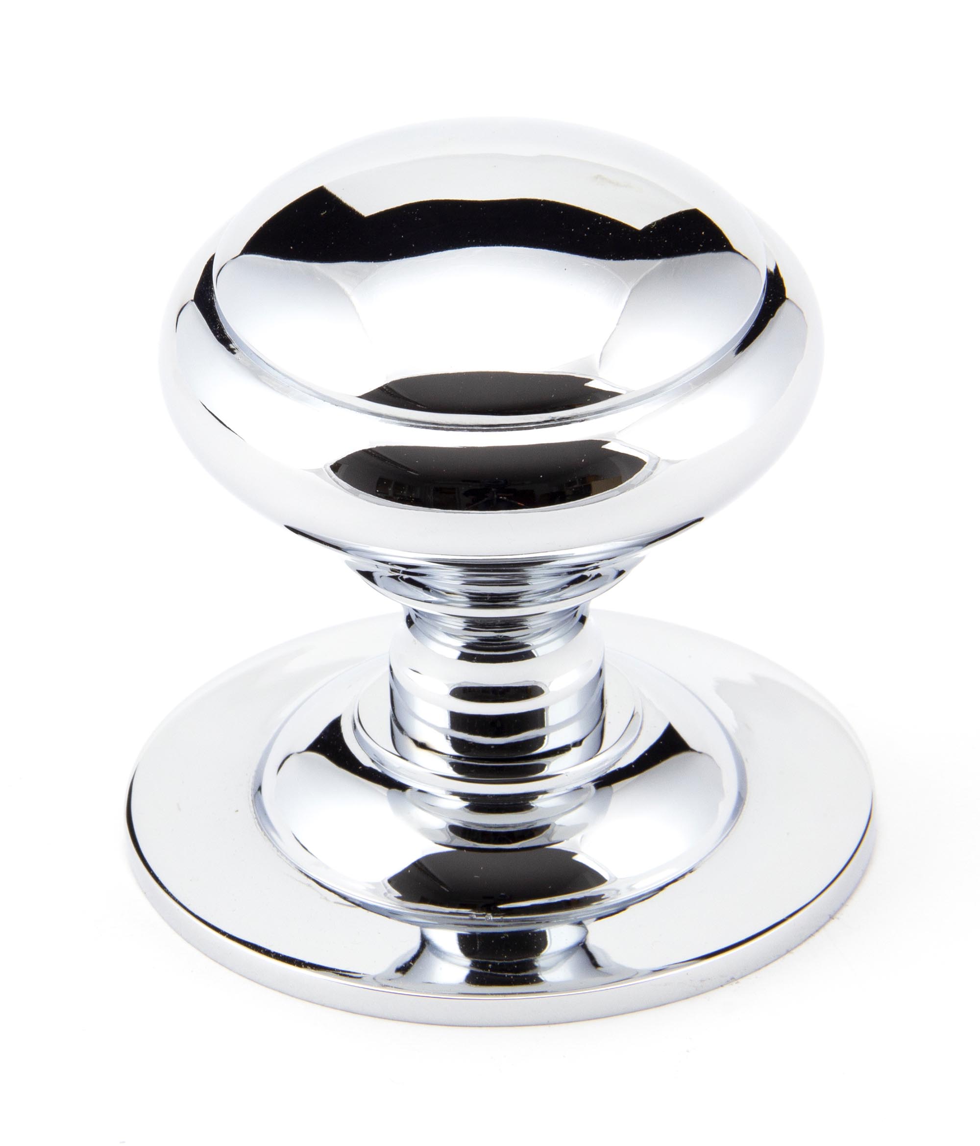 Polished Chrome Round Centre Door Knob