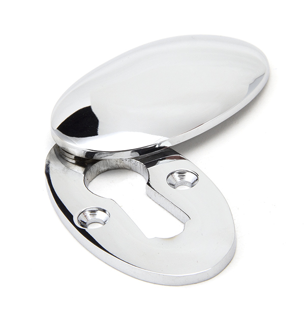 Polished Chrome Oval Escutcheon & Cover